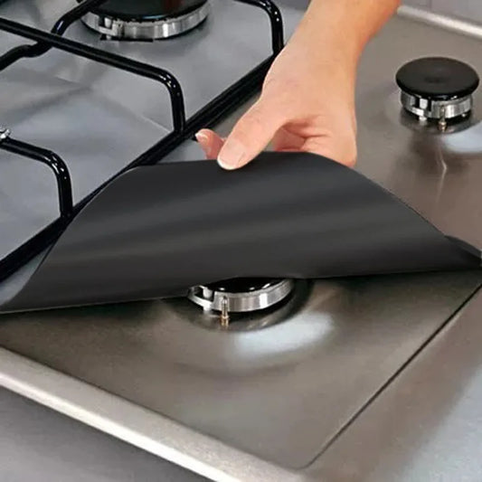 1/4PC Stove Protector Cover Liner Gas Stove Protector Gas Stove