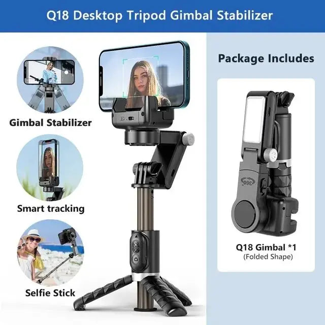 COOL DIER 360 Rotation Following Shooting Mode Gimbal Stabilizer