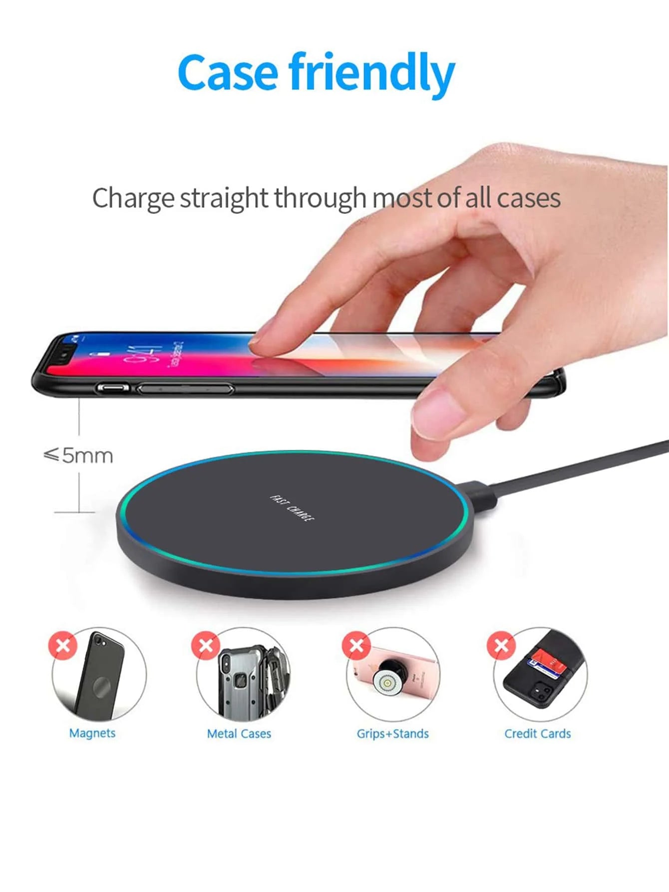 200W Wireless Charger Pad For iPhone 14 13 16 15 11Pro XS Max  i