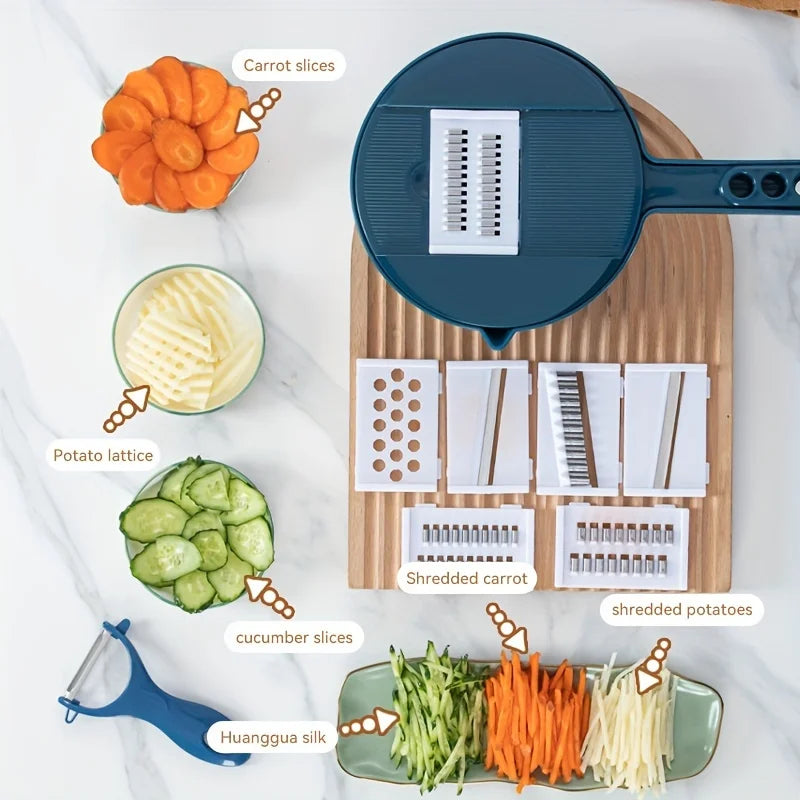 12-in-1 Multi-Functional Vegetable Chopper and Slicer - Perfect